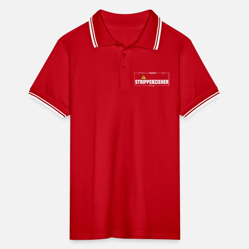 String-puller Men's Tipped Polo Shirt