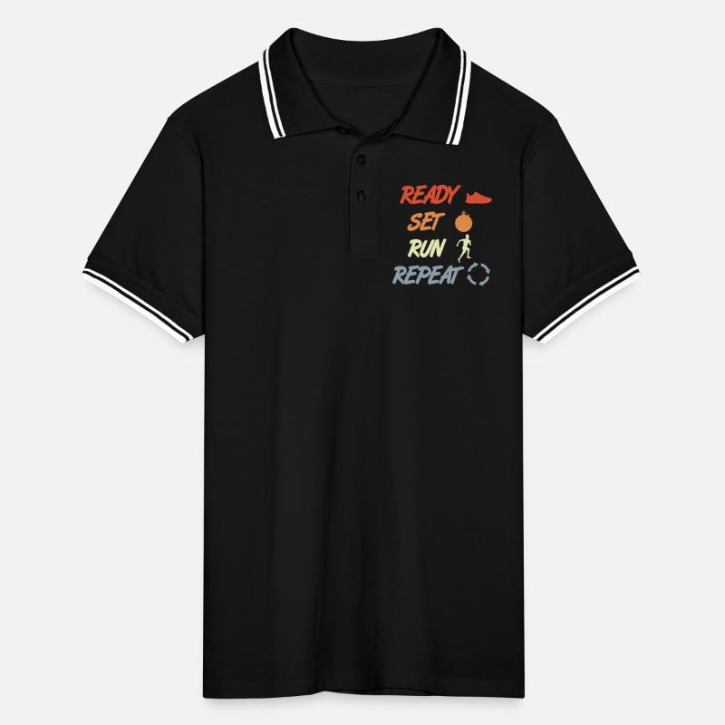 Attention: Terminé, exécuter, répéter Polo tipped Homme