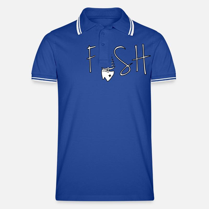 Fish Männer Tipped Poloshirt