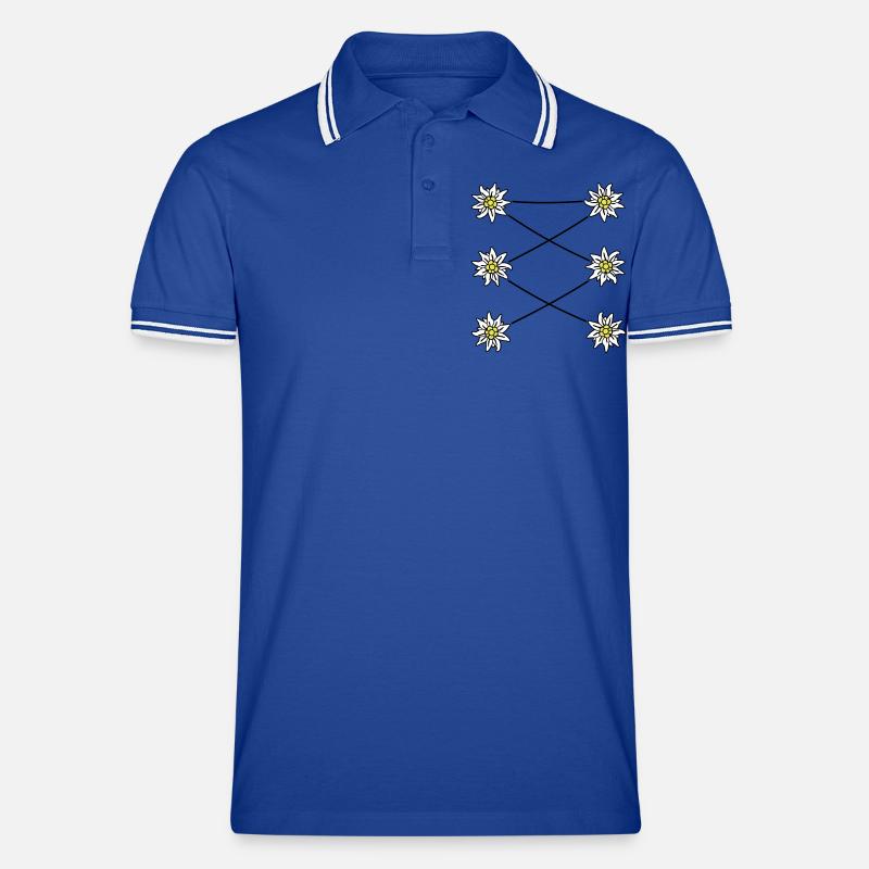 Edelweiss Dirndl Polo tipped Homme
