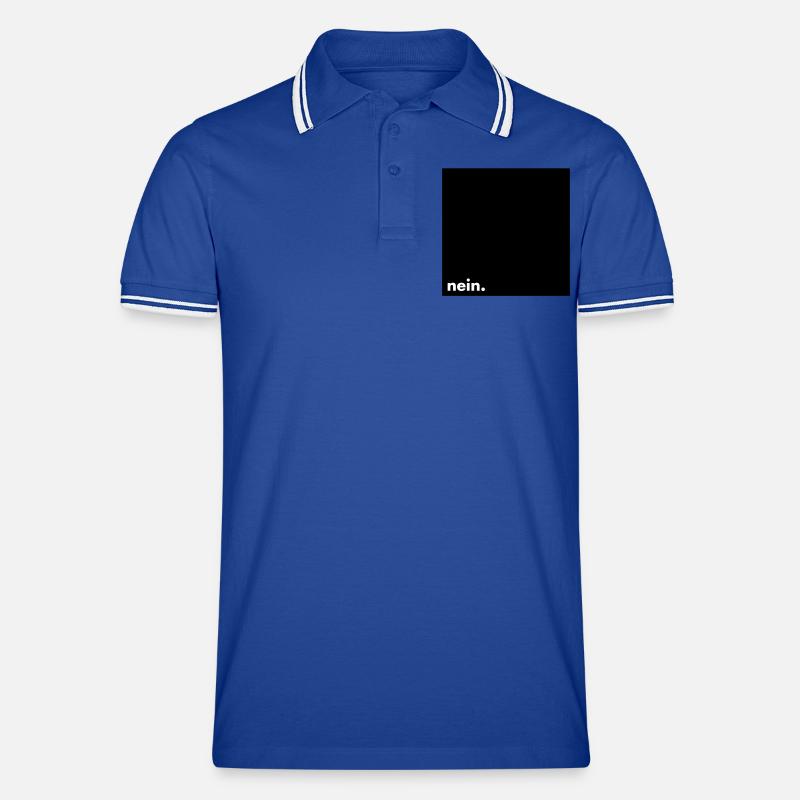 Nej. Tipped pikétröja herr