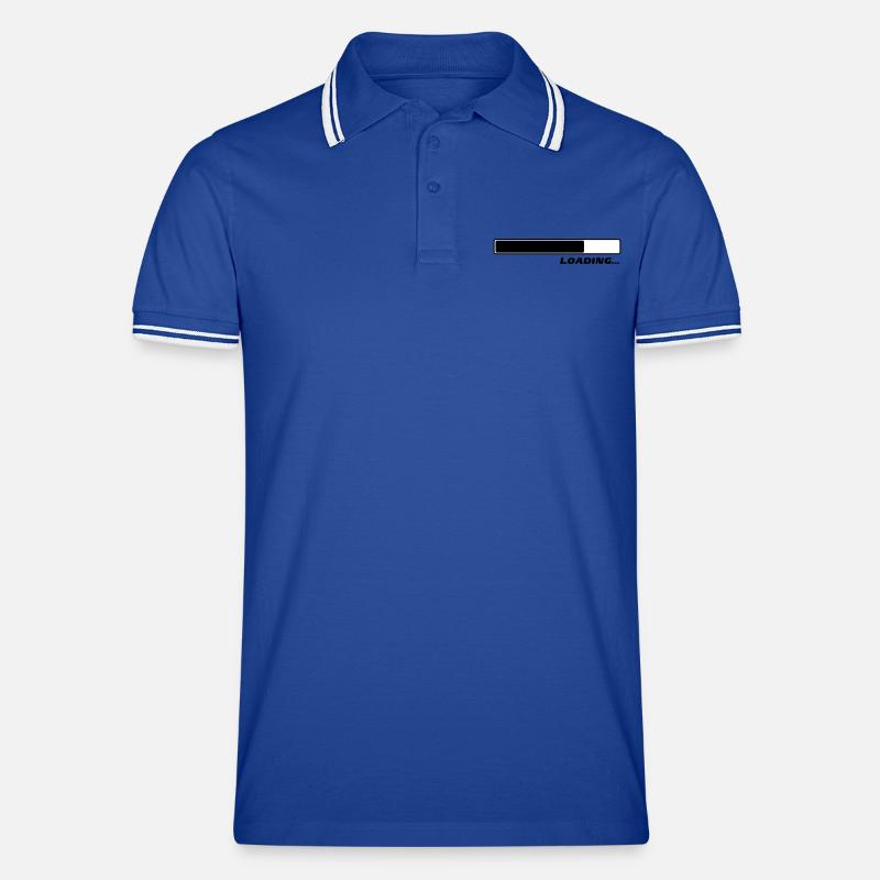 Loading Loading loader 2c - Men's Tipped Polo Shirt - royal/white