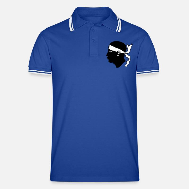 Korsika Männer Tipped Poloshirt