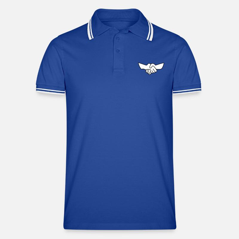 Poignée mains affaires commerce partenaire cadeau Polo tipped Homme