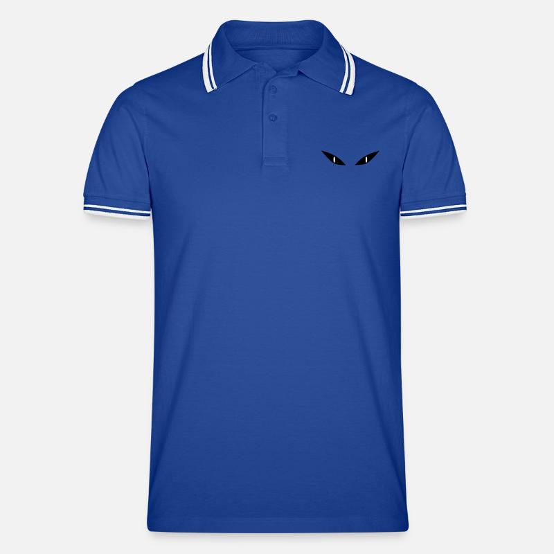 augen22 - Polo tipped Homme - bleu/blanc