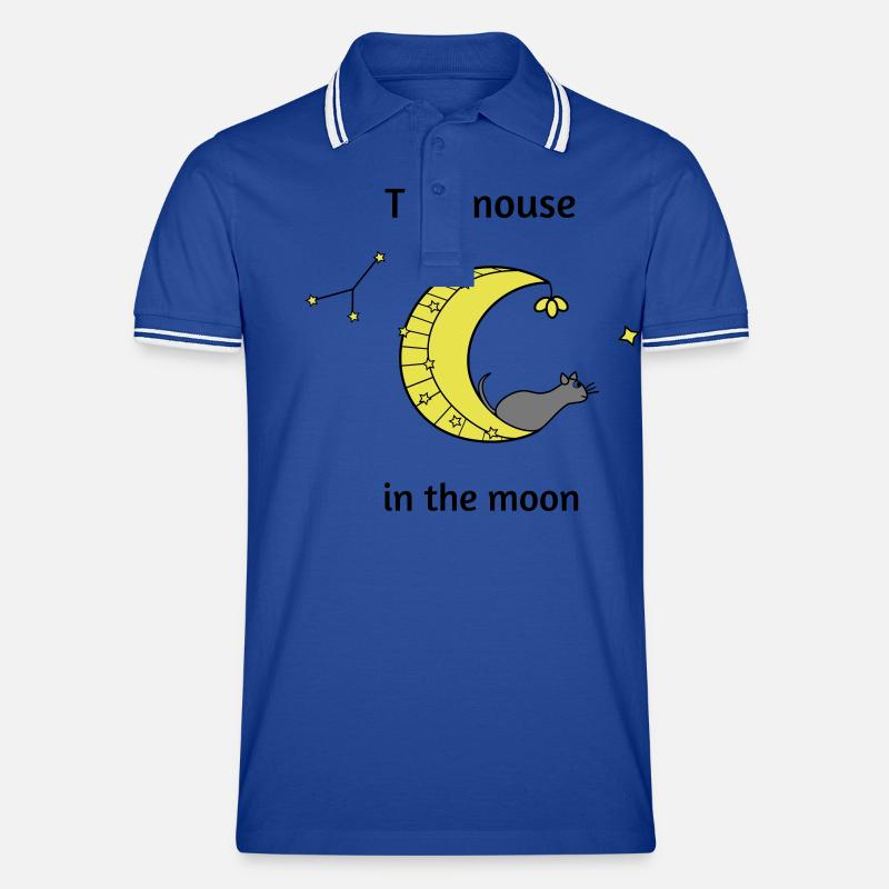 La souris dans la lune Polo tipped Homme