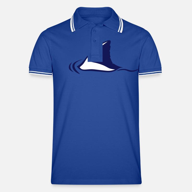 nageoire requin 2101 Polo tipped Homme