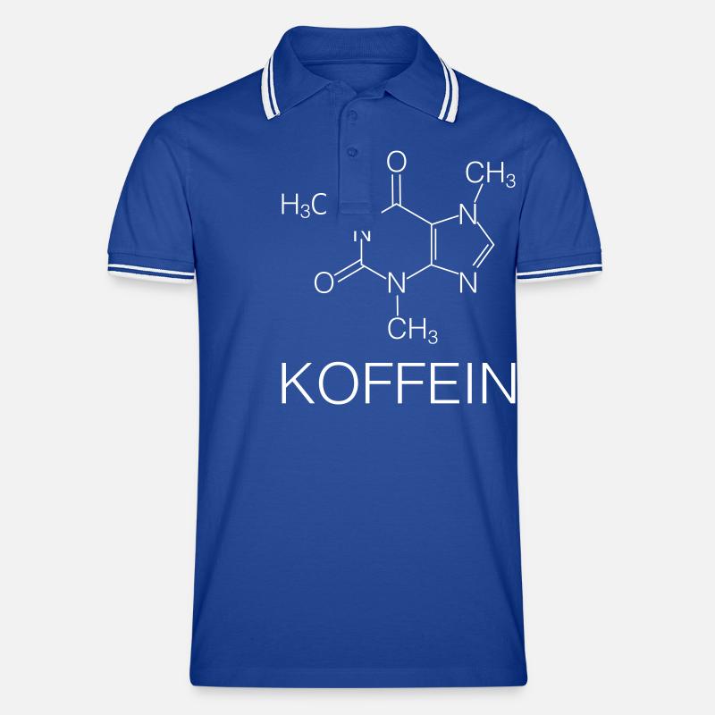 Koffein Männer Tipped Poloshirt