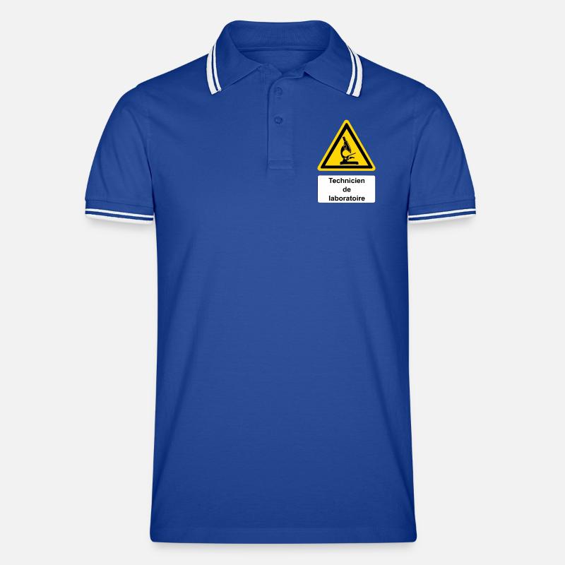 Technicien de laboratoire Polo tipped Homme