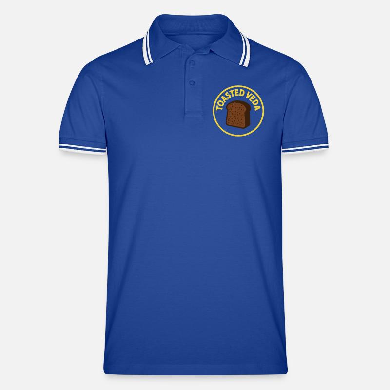 Gerösteter Veda Männer Tipped Poloshirt