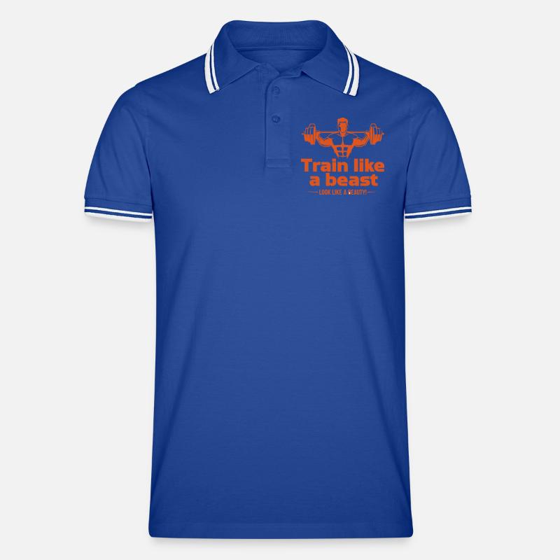 Entraînez-vous comme une bête - ressemblez à une beauté Polo tipped Homme