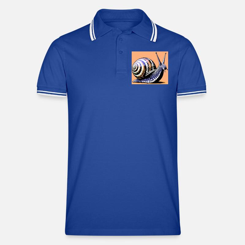 Escargot Polo tipped Homme