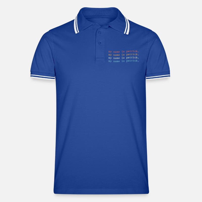 Mein Name ist Patrick Männer Tipped Poloshirt