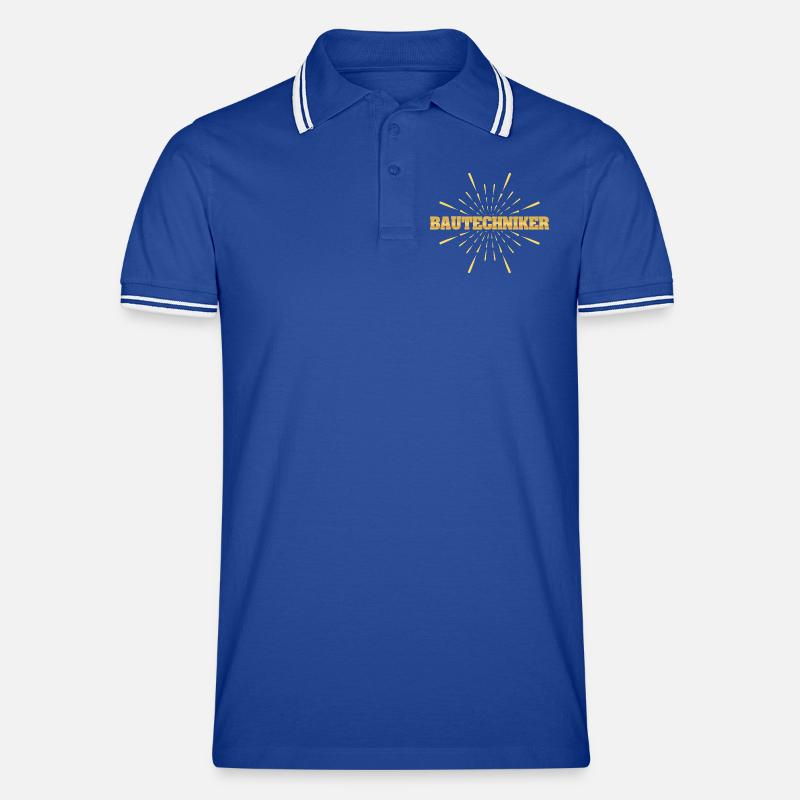 Bautechniker als Job Männer Tipped Poloshirt