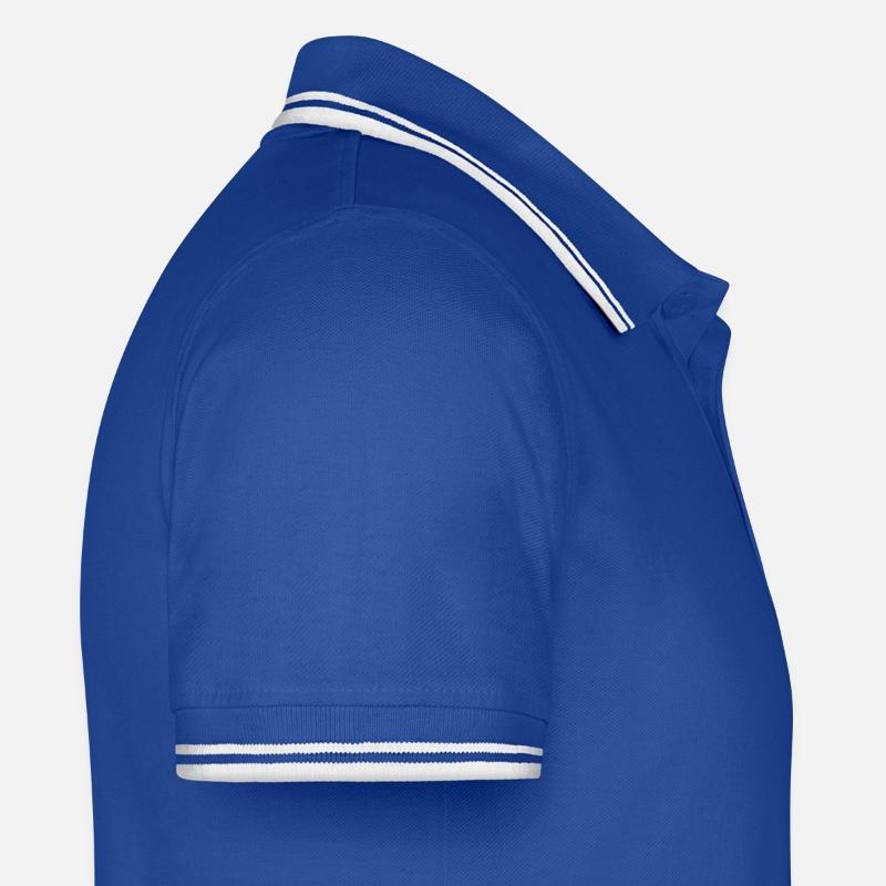 OLD POSTCODE POSTCODE RETRO 3070 NIENBURG WESER! Men's Tipped Polo Shirt