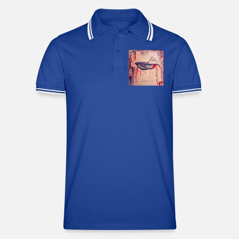 Bhuddas Cave Men's Tipped Polo Shirt