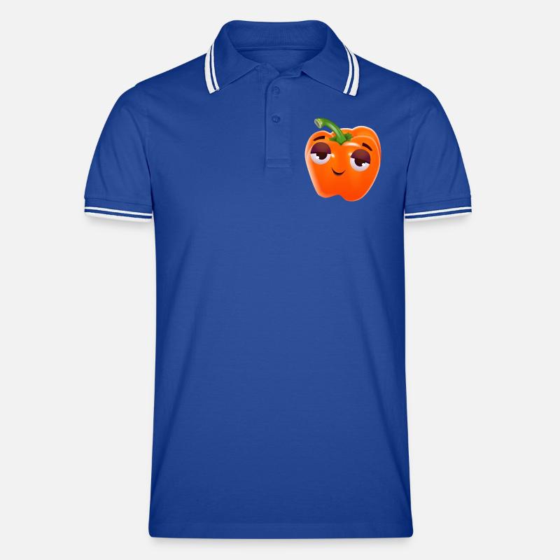 Pepperoni le matin, le mouflet | Comicstyle Polo tipped Homme