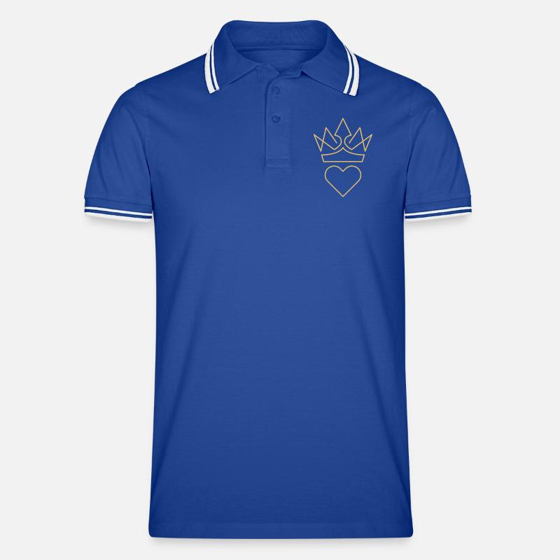 HERZKRONE // ROYAUME DES CIEUX Polo tipped Homme