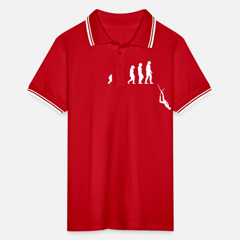 Évolution de l'apnée plongée Polo tipped Homme