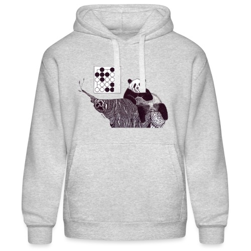 Panda 5x5 Seki - Men’s Hooded Sweater by Russell