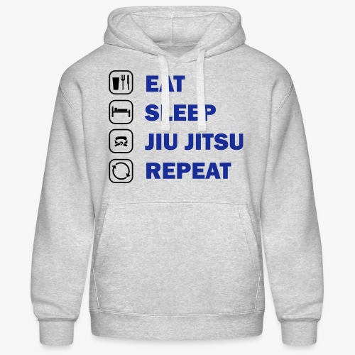 Eat, Sleep, Jiu Jitsu, Repeat - Men’s Hooded Sweater by Russell