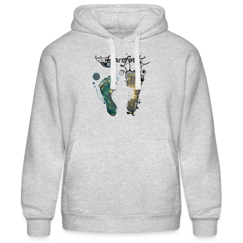Born To Barefoot - Men’s Hooded Sweater by Russell