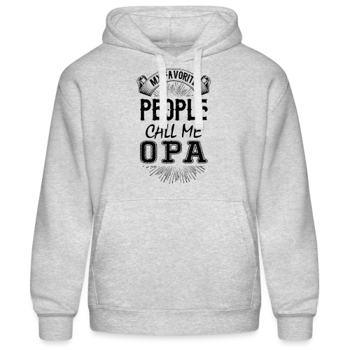 My Favorite People Call Me Opa - Men’s Hooded Sweater by Russell
