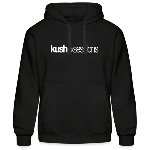 KushSessions (white logo) - Mannenhoodie van Russell