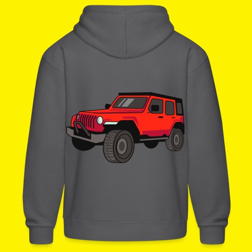 SCALE TRIAL TRUCK 4X4 OFFROAD SUV ALL WHEEL DRIVE - Männer Kapuzen Sweater von Russell