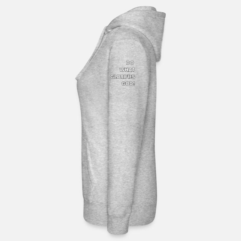 Glorifier Dieu Sweat à capuche Russell Femme