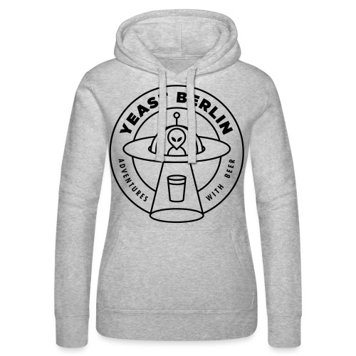 Yeast Berlin Original Black Logo - Women’s Hooded Sweater by Russell