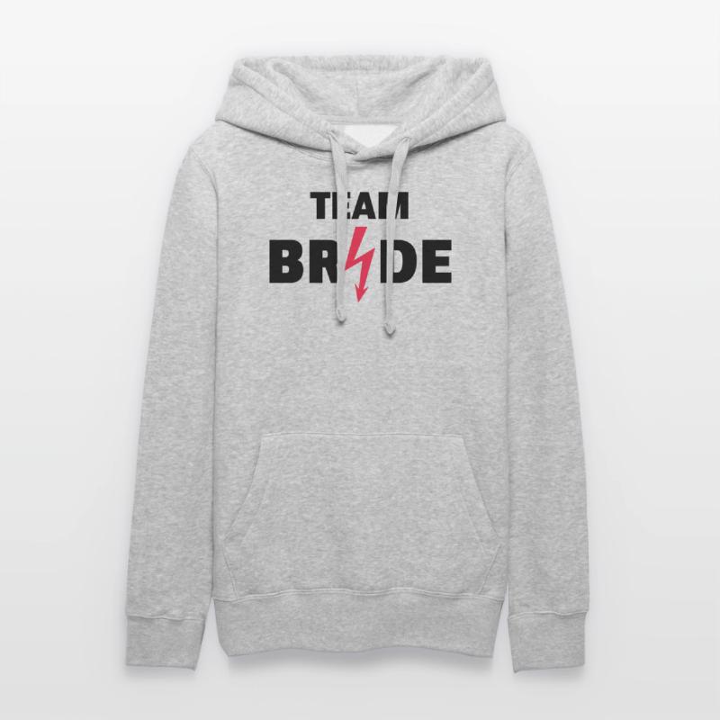 Team Bride Flash (Braut JGA Polterabend / 2C POS) Frauen Kapuzen Sweater von Russell