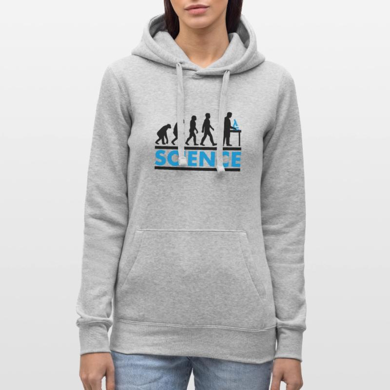 Science Evolution Women’s Hooded Sweater by Russell
