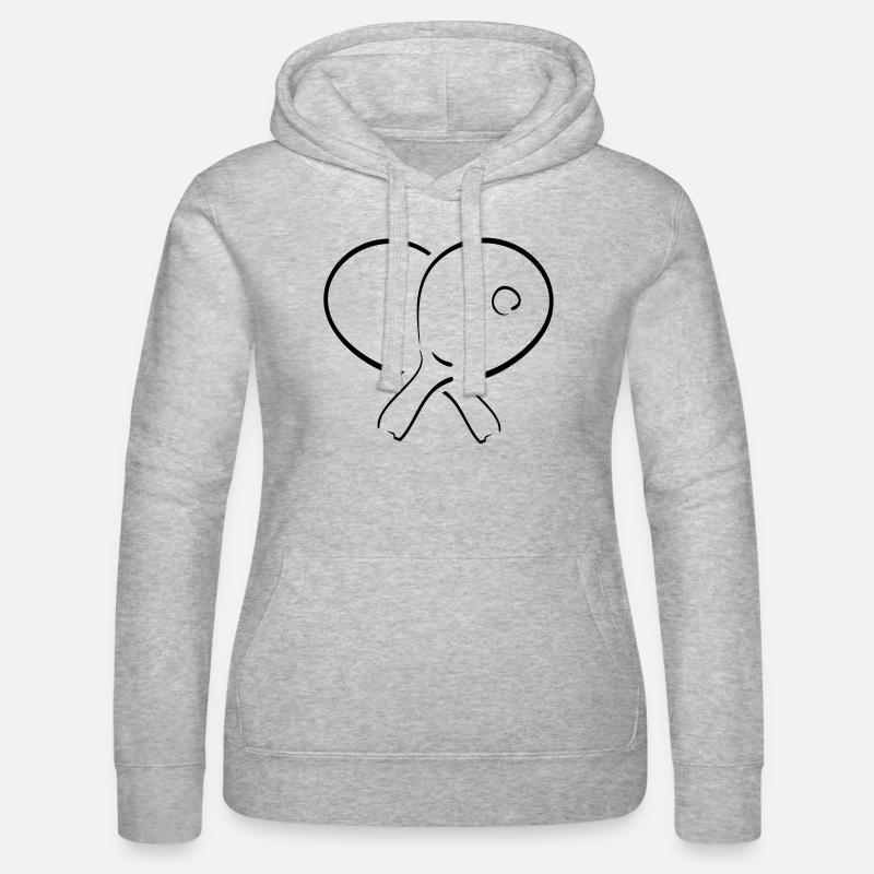 tt - Sweat à capuche Russell Femme - gris chiné
