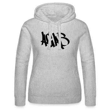 Acab - Frauen Kapuzen Sweater von Russell - Grau meliert - Vorne - Marisol (170cm)
