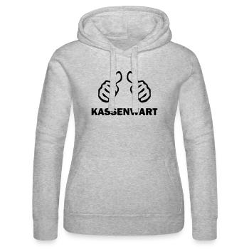 kassenwart - Frauen Kapuzen Sweater von Russell - Grau meliert - Vorne - Marisol (170cm)