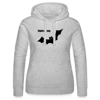 NC Bat 1 - Frauen Kapuzen Sweater von Russell - Grau meliert - Vorne - Marisol (170cm)