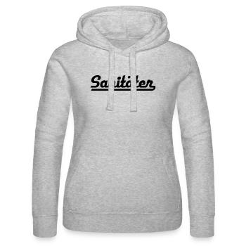 Sanitäter - Frauen Kapuzen Sweater von Russell - Grau meliert - Vorne - Marisol (170cm)