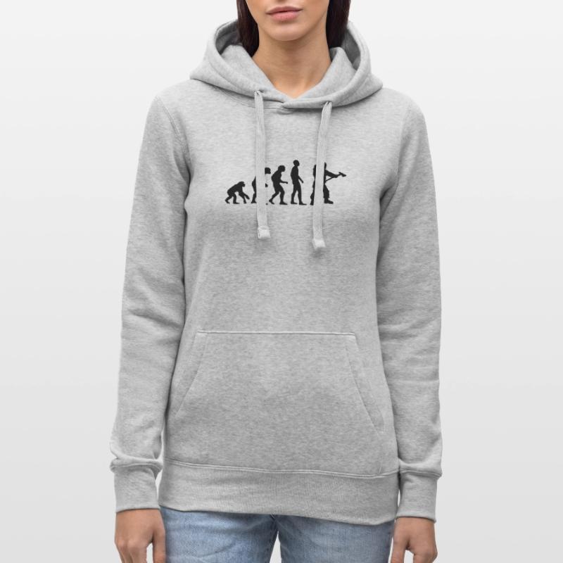 evolution pompier Sweat à capuche Russell Femme
