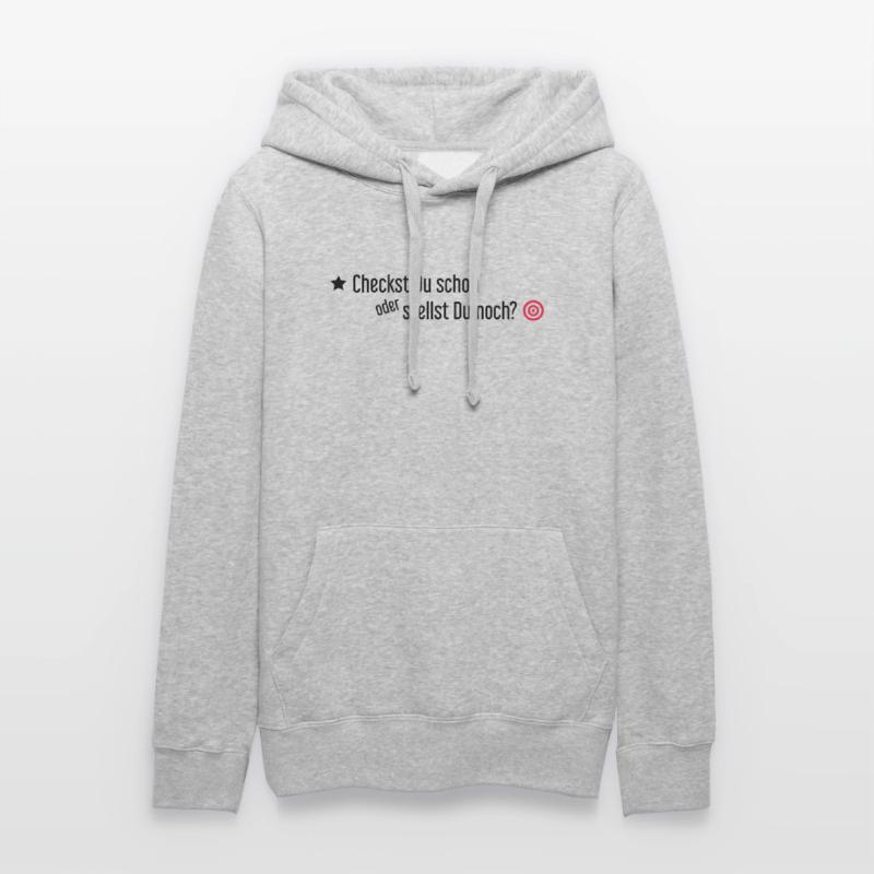 Checkst Du schon oder stellst Du noch Frauen Kapuzen Sweater von Russell