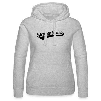 Strassenbauer - Frauen Kapuzen Sweater von Russell - Grau meliert - Vorne - Marisol (170cm)