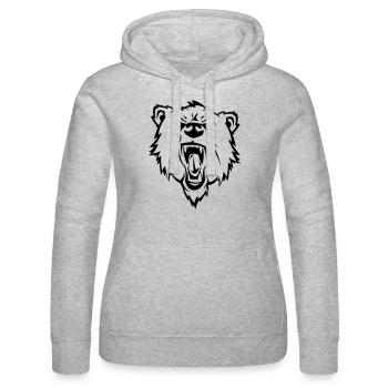 bear - Frauen Kapuzen Sweater von Russell - Grau meliert - Vorne - Marisol (170cm)