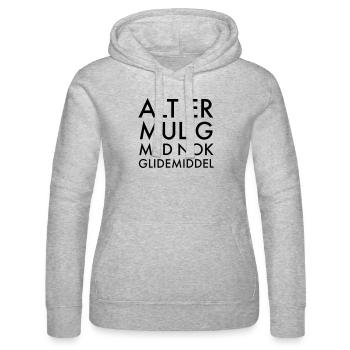 Tout est possible avec suffisamment de lubrifiant - Sweat à capuche Russell Femme - gris chiné - Devant - Marisol (170cm)