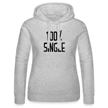 Single - Frauen Kapuzen Sweater von Russell - Grau meliert - Vorne - Marisol (170cm)