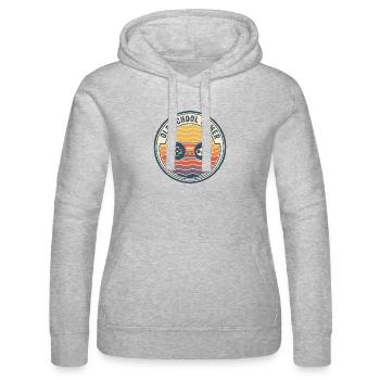 Old School Gamer Retro Controller Vintage Gaming - Frauen Kapuzen Sweater von Russell - Grau meliert - Vorne - Marisol (170cm)