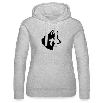 Wolf - Frauen Kapuzen Sweater von Russell - Grau meliert - Vorne - Marisol (170cm)