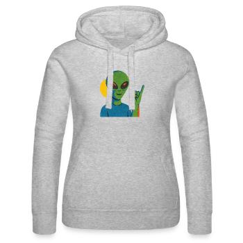 Panneau néon en pierre extraterrestre - Sweat à capuche Russell Femme - gris chiné - Devant - Marisol (170cm)