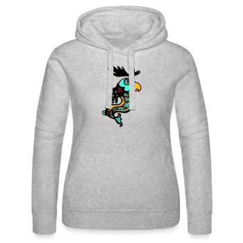 Tribal - Frauen Kapuzen Sweater von Russell - Grau meliert - Vorne - Marisol (170cm)