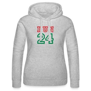 Hungary Magyarorszag Ungarn - Frauen Kapuzen Sweater von Russell - Grau meliert - Vorne - Marisol (170cm)