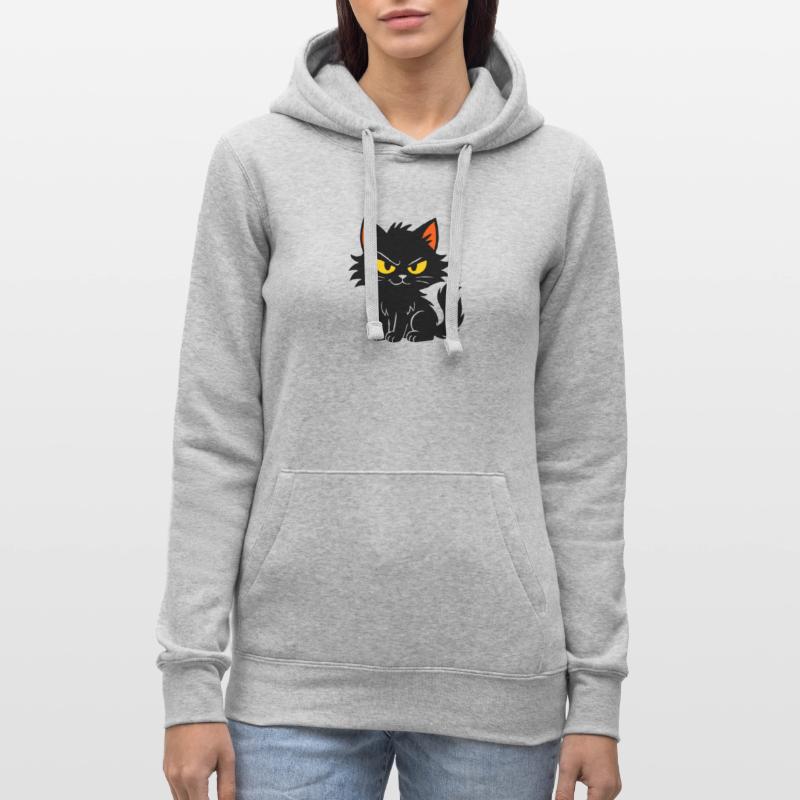 Süßes Kätzchen Frauen Kapuzen Sweater von Russell
